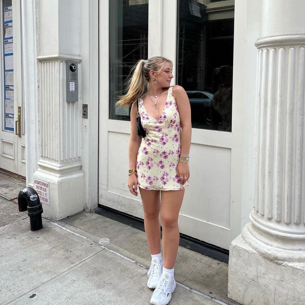 Princess Polly Floral Mini Dress size 2